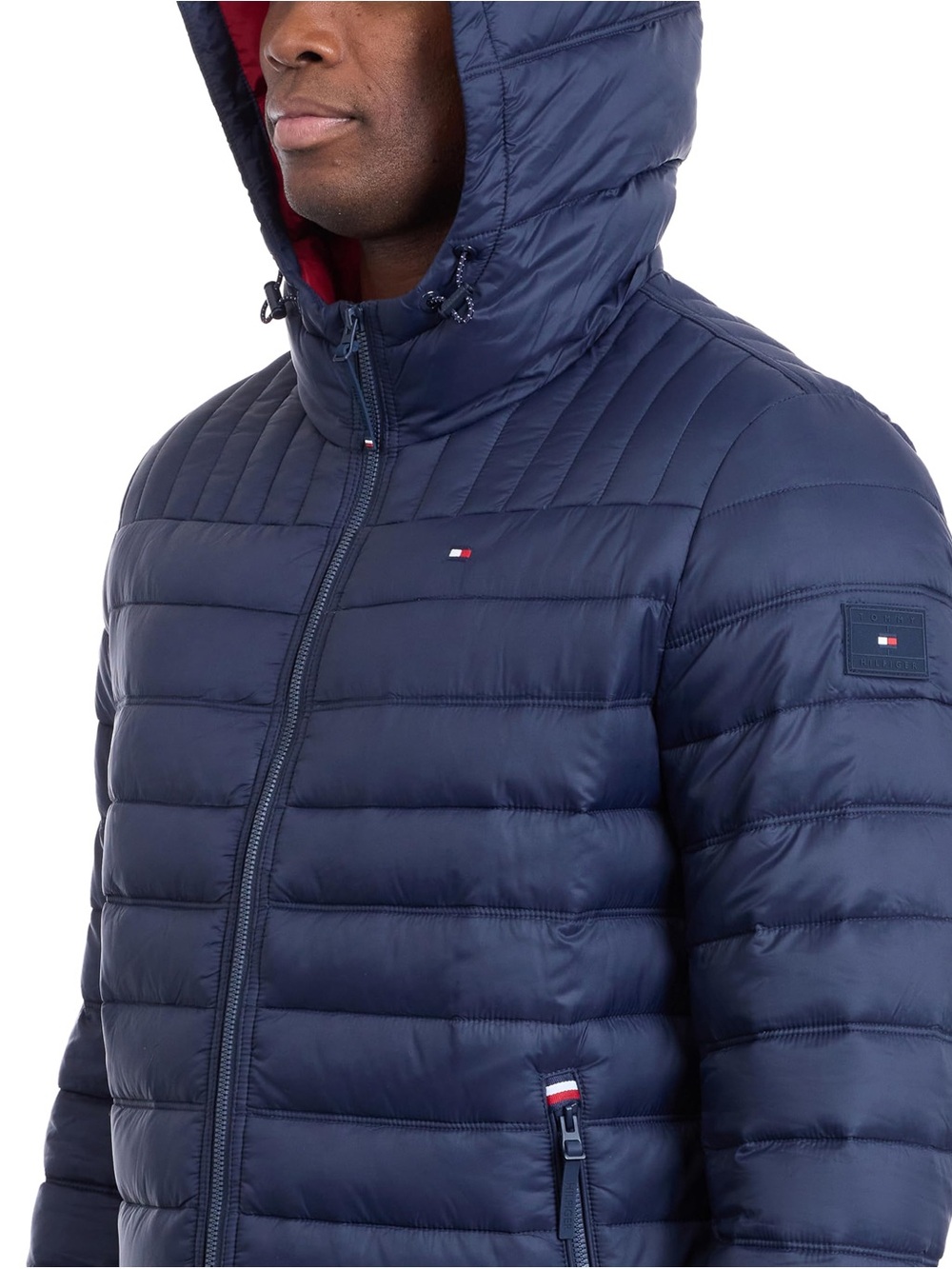 Tommy Hilfiger Men's Classic Hooded Puffer Jacket Size M NEW - Picture 2 of 9